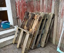 Pallets for firewood