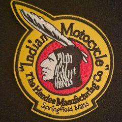 Indianmotorcycles , cloth patch.