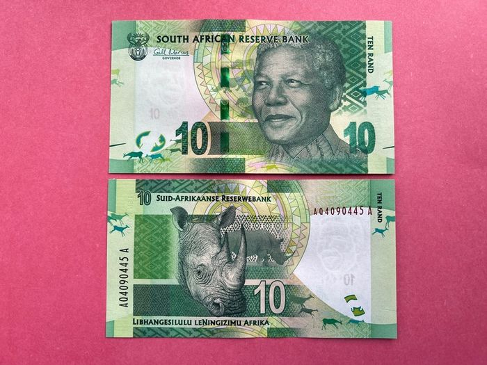 South Africa 10 Rand 2012 Pick 133a ( Uncirculated)