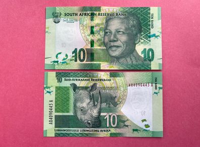 South Africa 10 Rand 2012 Pick 133a ( Uncirculated)