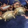 Vintage brass and cpper kettles. polished and beautiful. Image 8