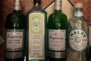 bombay sapphire gin empty bottle