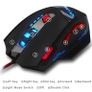 T90 Gaming Mouse 9200 DPI, 8 Buttons Multi-Modes LED lights USB Gaming Mice, Weight Tuning for Laptop, Desktop, PC, Macbook Image 2