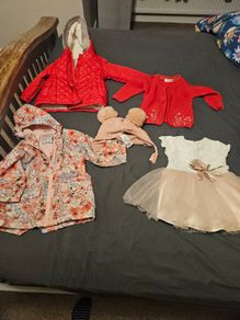 Baby girl coats and dress 12-18mths old Next