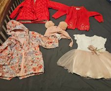 Baby girl coats and dress 12-18mths old Next