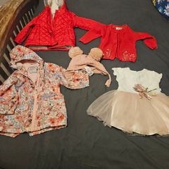 Baby girl coats and dress 12-18mths old Next