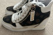 Guess trainers hidden heel wedge