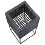 Garden Raised Beds 3 pcs Poly Rattan Black Image 4