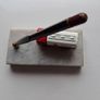 Vintage Oil ADVERTISING Pen holder on marble with oil lorry  TEDCASTLES OIL PRODUCTS Image 3