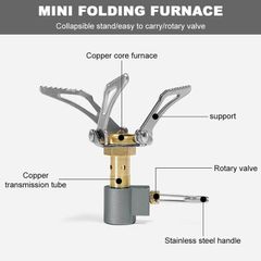 Mini Gas Camping Stove Outdoor Portable