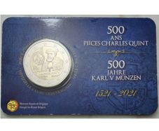 Belgium 2 Euro Brilliant Uncirculated Coin 2021 - 500 Years of Carolus V - 2 Euro Commemorative Coin
