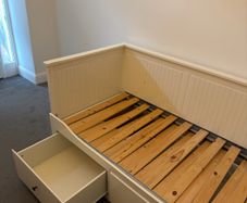 Hemnes Day- Bed frame with 3 drawers, white