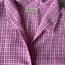 Avalon Designs Pink Gingham Sleeveless Shirt Size 12 Image 3