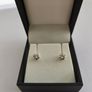 Brand New 14ct Yellow Gold Natural Diamond Stud Earrings Image 2