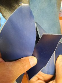 Genuine leather sheets for craft
