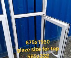 Brand new double glazed PVC Window