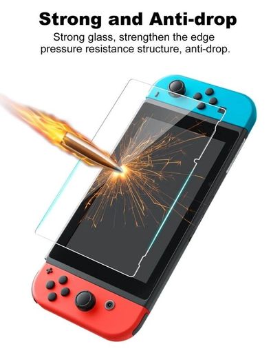 Nintendo Switch Console Screen Protector Cover Premium Tempered Glass 9H