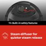 Pro 10-in-1 Electric Multi Functional Cooker - Pressure Cooker, Slow Cooker, Rice Cooker, Steamer, Saute, Steriliser, Yogurt Maker, Sous Vide - Black Stainless Steel, 1200 W, 5.7L (FREE POSTAGE) Image 4