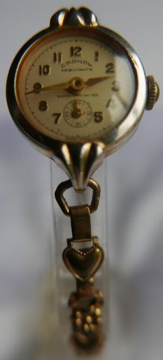 Vintage 1930s CRONOW Rolled Gold Watch - Working Vintage Ladies Manual Wind Up Wrist Watch