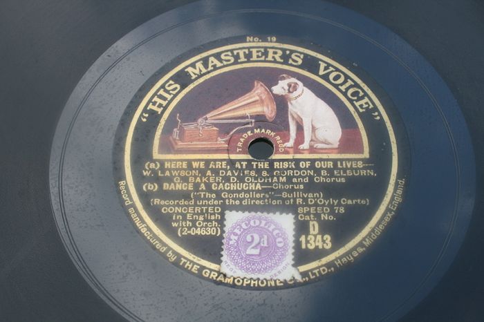 Antique Gramophone records