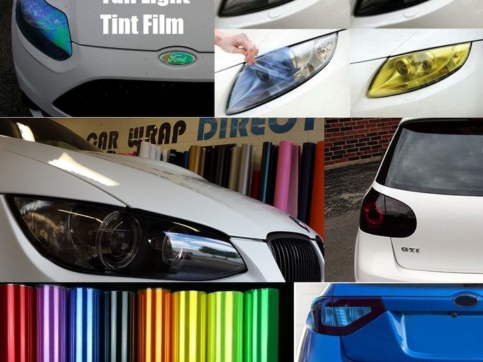 Head Light + Tailight Tint in 12 Colours - 30 x 100cm