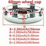 4x Volkswagen hub cover wheel center rim VW 60mm black and grey New Image 4
