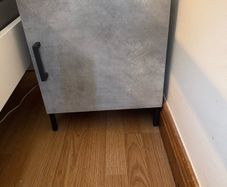 2 Grey bedside cabinet