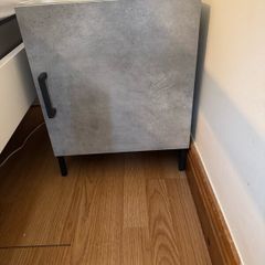 2 Grey bedside cabinet