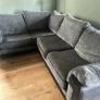 Grey/black corner sofa Image 3