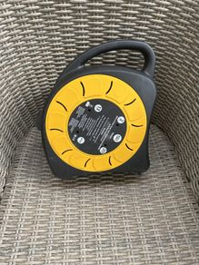 SLx Outdoor Extension Lead Waterproof, 20m, 2 Socket Reel, Heavy Duty Cable, Thermal Cut Out, IP54 Rated, Double Plug