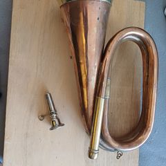 Vintage brass bugle John Grey