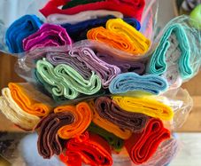 Crepe paper bundle