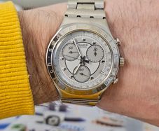 Vintage Swiss Made Swatch Chronograph from 1990s Swiss Watch