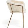 Armchair Runnie fur white steel Image 2