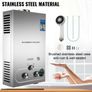 18L 4.8GPM Hot Water Heater Propane Gas Tankless Instant Boiler Image 7