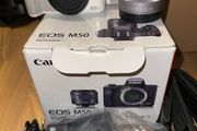 Canon M50 + 18-55 (15-45) Is Stm- White