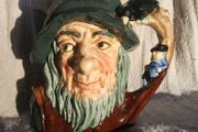 RIP VAN WINKLE D6438 (Royal Doulton) - a vintage large size character jug (1950's - 1970's). 6.5" height.