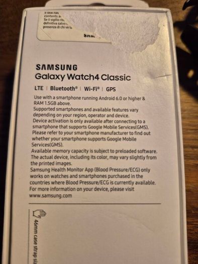 Samsung Galaxy Watch4 Classic 46mm 4G LTE Smart Watch