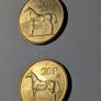 2 old 20 p pieces uncirculated. Image 4