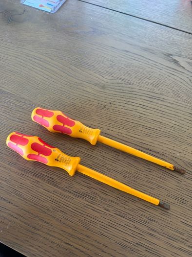 VDE flathead Screwdriver Wera