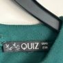 Quiz Emerald Green Sequin Floral Midi Dress | Size 10 Image 2