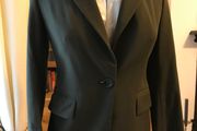 Vintage Olive Green trouser Suit - Size 12