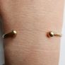 Vintage 9ct Yellow Gold Torque Bangle - Fully Hallmarked 375 - 2,8 grams Image 3