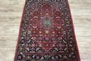 Original Persian hand knotted rug with  label