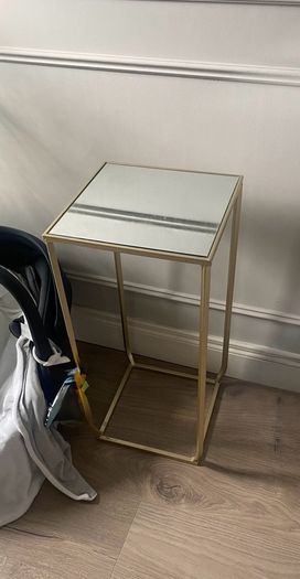 X2 gold mirrored tables