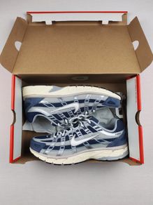 Nike P-6000 Thunder Blue Pale Ivory Slate UK 8