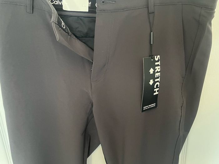Calvin klein golf suits trousers in stretch Casual size large
