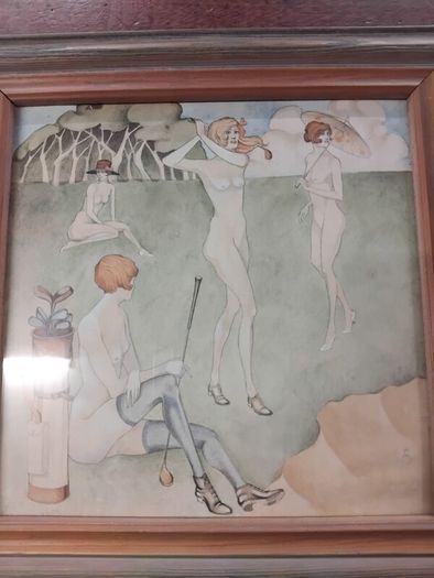 Framed Golf Print