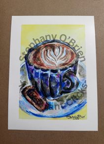 A Cappuccino - Print of Original Artwork