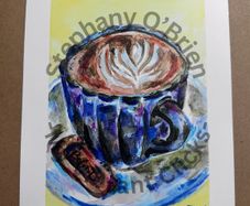 A Cappuccino - Print of Original Artwork